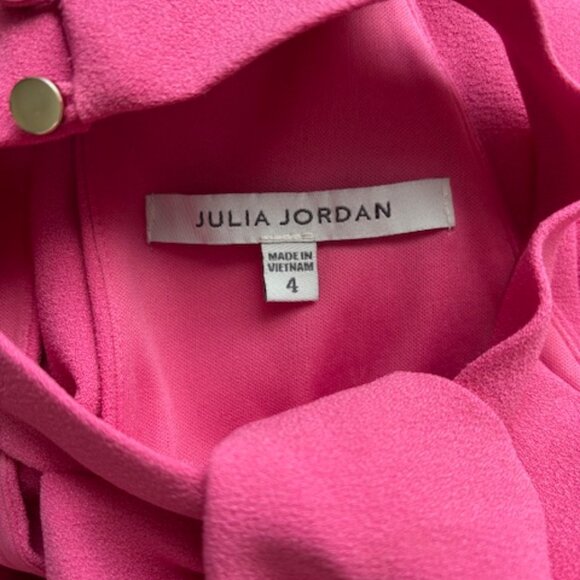 NWOT Julia Jordan Knot Neck Tulip Hem Dress size 4 - Picture 10 of 10